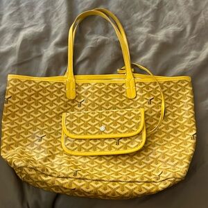 Yellow tote bag